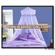 purple princess mosquito net bed canopy for double bed