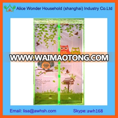 Colorful Printing Magnetic Fly Screen Door Curtain