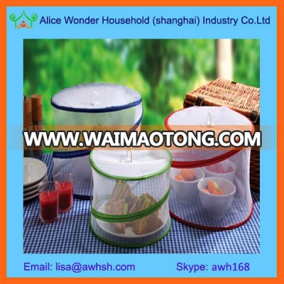 Dome spiral pop up mesh food cover