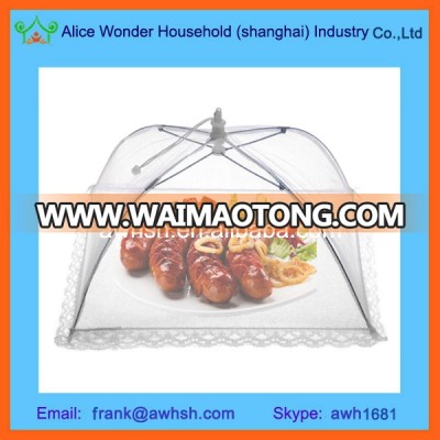 Plastic Mesh Polyester Food Tent Cover Mosquito Net Food Cover